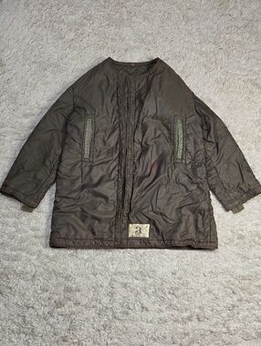 VTG 60s Olive Green Military Parka Liner XL 44-46